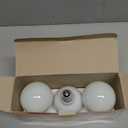 Sylvania Incandescent Double Life Dcor Globe Light Bulb, 40W, G25, Medium Base, 265 Lumens, Frosted, 2850K, Soft White - 3 Pack (15345)