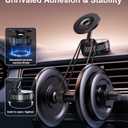 Car Phone Holder for Magsafe - Vacuum Magnetic Suction Phone Holder Mount with 360 Adjustable Stand Car Accessories for Car/Gym/Mirror/Smooth Surface ,Travel Essentials for iPhone 17/16/15/14/13/12