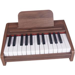 JWQFBC Interactive Electronic Piano for Children, Wooden Musical Toy, 25 Keys A