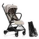 Gromast Travel Stroller for Airplane, Ultra Compact & Lightweight – Only 9.9 lbs, Portable Infant Toddler Baby Stroller, w/UPF 50+ Canopy - Khaki