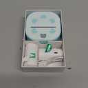 NDYIN Sticker Printer, PrintPods Mini Printer, Bluetooth Portabel Sticker Maker with 3 Rolls Paper, Print Pod Inkless Thermal Printer for iPhone, Impresora Porttil for Notes, Journal, DIY, Kids Gift