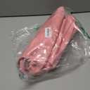 KALIDI PVC Tote Women Weekender Bag Large Shopper Handbag Oversize Shoulder Travel Purse (Light Pink)