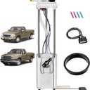 Fuel Pump, FIT 19992004 Chevy Silverado & GMC Sierra 1500 2500 3500 4.3L 4.8L 5.3L 6.0L 8.1L, w/Sending Unit & Fuel Pressure Sensor, Replace E3500M MU1757 FG0407