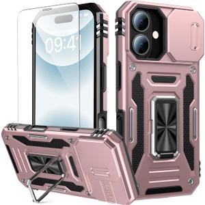 Goodon for iPhone 17 Case with Sliding Camera Cover