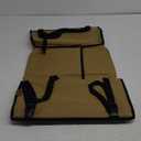 Extra Stable Dog Car Seat - Reinforced Car Dog Seat for Medium-Sized Dogs with 4 Fastening Straps - Robust and Waterproof Pet Car Seat for The Back Seat of The Car (S Size, Brown)