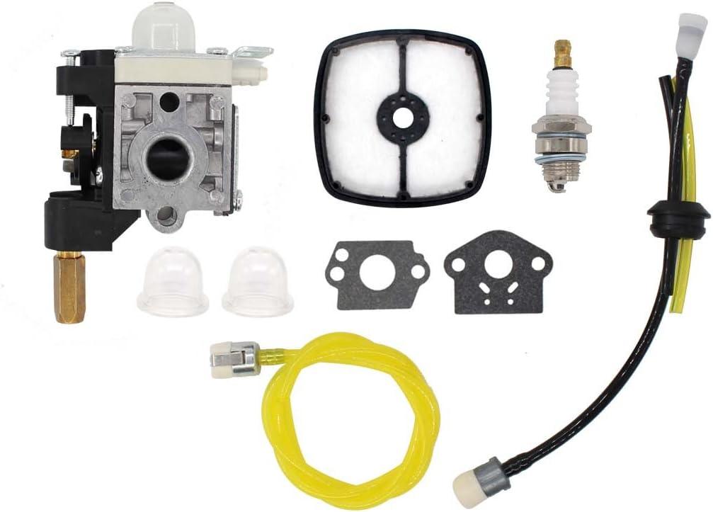 Carburetor Air Filter Fuel Line Spark Plug Tune-Up Kit For Echo PE-200 SRM-210 SRM-230 SRM-225 GT-200R GT-230 GT-231 PAS-230 PAS-231 PE-230 Weeder Weed Eater String Hedge Trimmer Brushcutter Edger