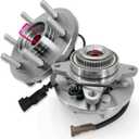 Pair 515169 4WD Front Wheel Bearing Hub Assembly Compatible with Ford F-150 2015 2016 2017 (2.7L 3.5L 5L Engines), 4x4 Hub Bearing Kit for Ford F150 2015-2017, 6 Lugs w/ABS (OE Size)