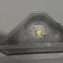 Solar Step Lights Outdoor Waterproof, 6 Pack Triangle LED Deck Lights, IP65 Waterproof Solar Powered Lights for Stairs, Fence, Patio, Yard, Warm White