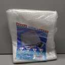 TARPAL 4'x10' Clear White Tarp Heavy Duty Waterproof 12mil with Grommets or Zip Ties for Small Greenhouse for Outdoors Garden,Farm,Chicken Coops (4x10ft-Finished size)