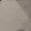 Linen Hanging Lamp Shades Oval Can replace Paper Lantern,20INCH,White Beige
