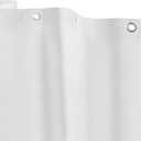 Kenney - Microban PEVA Shower Curtain Liner, Waterproof Medium-Weight 4.8 Gauge Design with Rust-Resistant Metal Grommets and Weighted Magnetic Hem, 70" x 72", Frosted