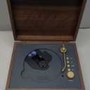 CD Player with Built-in Speakers Portable with Bluetooth Input&Output Nostalgic Desktop CD Players for Home Music Box Player with Stereo Sound Remote Control Brown