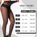 HONENNA Sheer Tights for Women 2 Pairs Ultra Thin Reinforced T Crotch Control Top Pantyhose Stockings