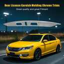 GXARTS Rear License Garnish Molding Chrome Trims 74890-T2F-A11 74890T2FA11 Compatible with 2013-2015 Honda Accord