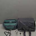 Electric Lunch Box Food Heater, 3 in 1 Ultra Quick Heated Lunch Boxes for Adults, 12V/24V/110V Portable Food Warmer for Car/Truck/Office With Fork Spoon and Insulated Carry Bag (Gray)