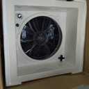 RV Roof Vent Fan with Rain Shield, 12V DC 14" Super Quiet Reliable Manual RV Roof Fan, 3-Speed, Reversible