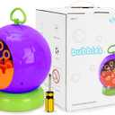 Fansteck Bubble Machine for Kids, Automatic Bubble Maker, Durable and Portable Automatic 3000+ Bubble Machine for Christmas, Parties, Suitable for Indoor and Outdoor | Purple