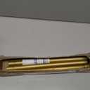 AIZESI Gold Tension Curtain Rod No Drilling 28-50 Inch 1PCS,Spring Tension Rod Non-Slip,Bathroom Shower Rod Non-Rust,Adjusatable Tension Rod For Windows Doorway Curtains