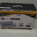 MAKEASY Coil Spiral Binding Machine 4:1 pitch - Manual Hole Punch - Electric Coil Inserter - Adjustable Side Margin - for Letter Size/A4/A5, Comes with 1 Box 5/16'' Plastic Coil Binding Spines & Plier