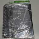 Daily Planner 2026 Full Page Per Day- 2026 Daily & Monthly Planner from January 2026 to December 2026, Day Planner 2026 with 12 Months Tabs, 8.5" x 11", Black