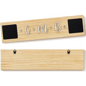 Yousoontic Epiphany Day Home Blessing Sign Catholic House Holiday Door Decorations Three Kings' Day Epiphany Gift Housewarming Wood Sign Christ Bless This House Door Mark, 15.75 x 3.94 x 0.39in