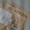 SHAPERX Women's Fajas Colombianas Shapewear Postpartum Tummy Control Body Shaper Girdles Compression Garment (Beige, XL)