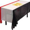 MSFHHA Rectangular Tablecloth Egypt Egyptians Flag Tablecloth, 59 Inches * 83 Inches, Fade-Resistant, Washable, Suitable for Kitchen Dining, Family Gatherings and Outdoor Events