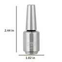 18ml Mirror Nail Polish, Silver Metal Nail Polish for Drawing Manicure No Need UV/LED Cure