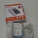 Uvital Big Button Phone for Seniors - Simple Basic Telephone for Elderly, White Telephone Landline Phones with White Buttons, Home Phone for Seniors - Amplified Ringer and Loud Speaker