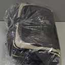 LOVEVOOK 40L Large Travel Backpack for Women Men, 17 Inch Carry on Backpack for Traveling on Airplane, Personal Item Bag Airline Approved, Business Causal Weekender Backpack, Black-Brown