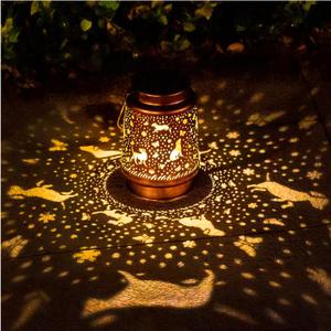 Dog Solar Lanterns Outdoor Waterproof Hanging Solar Lights Dog Gifts for Women Men Metal Decorative LED Lanterns for Yard, Patio, Lawn, Tabletop, Pathway, Landscape, Garden Decor, Dog Lovers Gifts
