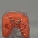 GLDRAM Switch 2 Pro Controller Clear Case, Remote Soft Silicone Protective Cover Skin, Scratch & Shockproof Durable Accessories for Nintendo Switch 2 Pro Controller - Orange