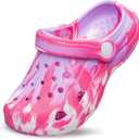Toddler Kids Clogs Boys Girls Clogs Marbled Garden Shoes Unisex Child Slides Sandals Slip on Beach Slipper Water Shoes Indoor Outdoor(Toddler/Little Kids/Big Kids)