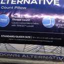 Shredded Memory Foam Cooling Soft Bamboo Viscose Pillows Queen Size Set of 2, Adjustable Hypoallergenic Hotel Quality Pillows for Back, Stomach or Side Sleeper, Oeko-TEX Certified