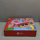 CUTE STONE Color Changing Play Kitchen Sink Toys, Children Electric Dishwasher Playing Toy with Running Water,Upgraded Real Faucet and Play Dishes,Pretend Role Play Toys for Kids Boys Girls (Dark Pink)