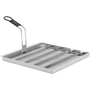 AF45 Commercial Deep Fryer Filter, 13.75" X 13.75" Fryer Oil Filter, 304 Stainless Steel, 550 Microns, Extend Oil Life By 40% for Commercial Kitchens and Restaurants