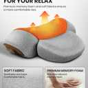 3-in-1 Neck and Shoulder Massager Pillow with Heat - Cervical Pillow for Pain Relief