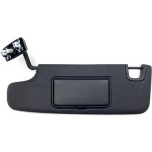 Ezzy Auto Left Driver Side Sun Visor Compatible with Jeep Wrangler JK 2007-2018 Black 6CJ07DX9AA