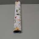 VEELIKE Watercolor Floral Wallpaper Vintage Floral Peel and Stick Wallpaper for Nursery Bedroom Bathroom 17.7''x118'' Removable Botanical Wall Paper Flower Contact Paper for Cabinets Drawers Shelves