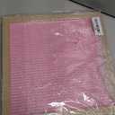 Felt Letter Board with 460 Letters, Numbers & Symbols - 12 x 12 inch Changeable Message Board with Wooden Frame Wall Mount Hook (Pink)