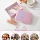 3Pcs Silicone Hair Clips Flexible Claw Clips for Women Cloud Clip Bendable Large Hair Claw Clip (White + Dark Khaki + Light Khaki)