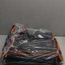 Dog Car Seat Cover, 600D Heavy Durable Dog Seat Cover for Back Seat, 100% Waterproof Scratch Proof Nonslip Dog Hammock for Car with Side Flap, Pet Seat Covers with SeatBelt for Cars Sedan SUV Trucks (Standard (53.9*57.9 ), Orange&Black)