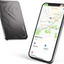 2 x Airtag Wallet Tracker Card for Apple: Bluetooth Tracker Smart Card for Men Gifts Passport Tracker with Find My Keys Finder and Item Locator for Keys Luggage Passport, iOS Only (1 Pack)