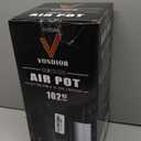 Coffee Carafe for Keeping Hot - 102oz/3L Airpot Coffee Dispenser with Pump - Insulated Stainless Steel Hot Beverage Dispenser for Parties - Thermal Carafe for Hot Drinks Water Tea Chocolate