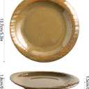 Ceremic Spoon Rest for Kitchen Counter, Spoon Holder for Stove Top, Coffee Spoon Rest, Cooking Utensil Rest for Ladles, Spatula, Spoons or Tongs, Kitchen Decor, Housewarming Gifts, 1 pack (brown)