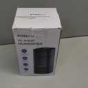 ROSEKM Humidifiers for Bedroom, 2.0L Cool Mist Humidifier for Home Plant and Baby Nursery, Quiet Ultrasonic Humidifier with 360 Nozzle, Auto Shut-Off, Filterless, Black