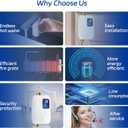 Tankless Water Heater Electric 110V, 3000W Instant Electric Water Heater, Under Sink Water Heater with Digital Display, On Demand Hot Water heater Electric for Kitchen Bathroom Washin