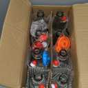 8 Pack [1 L / 33 fl. oz.] Swing Top Glass Bottles w/ Airtight Stopper Lids Flip Top Brewing Bottle for Fermentation, Kombucha, Mead, Vinegar, Beer, Kefir,  Soda With 8 Extra Seals & 2 Pourer