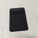 2-Pocket Adhesive Pouch for Laptop, Compatible with External Portable SSD, Magic Mouse, USB Cable and More - Black