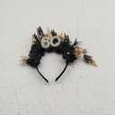 60th Birthday Headband for Women - Black 60th Birthday Crown for Mom Grandma, 60 Year-old Gifts for Her Party Accessory